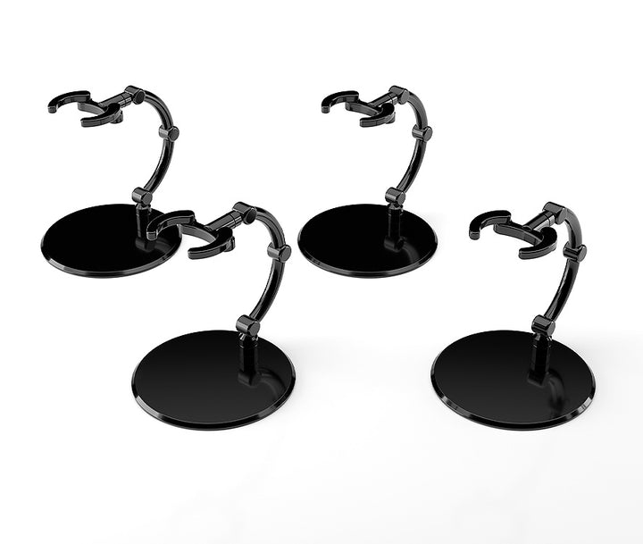 THE シンプルスタンドmini ×4 BLACK【小型フィギュア＆ディフォルメフィギュア用】