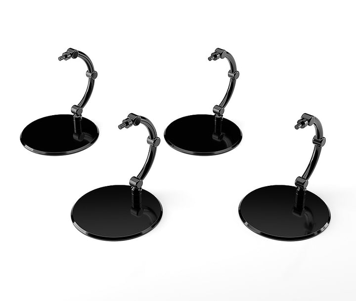 THE シンプルスタンドmini ×4 BLACK【小型フィギュア＆ディフォルメフィギュア用】