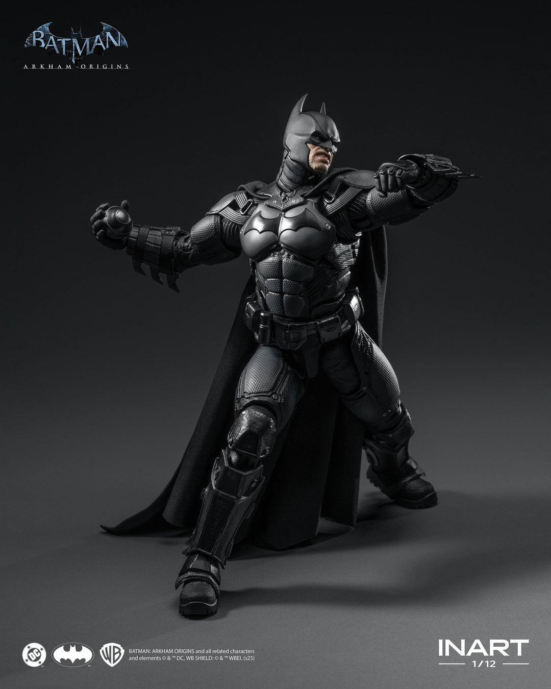 バットマン（バットマン：アーカム・ビギンズ） アクションフィギュア　 1/12スケール