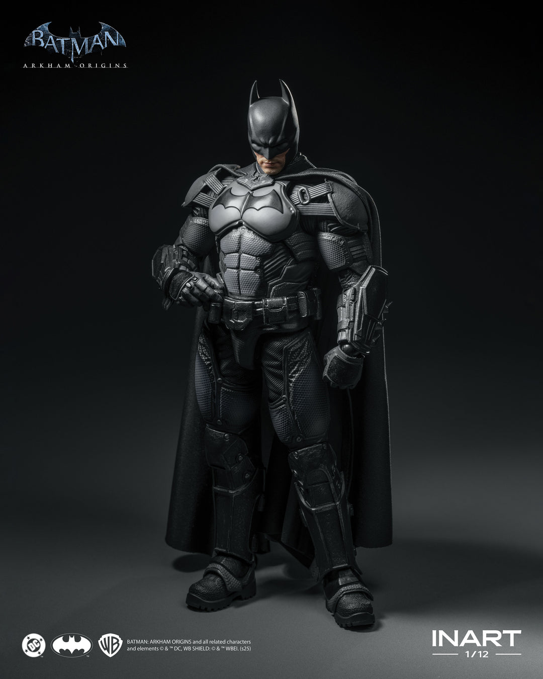 バットマン（バットマン：アーカム・ビギンズ） アクションフィギュア　 1/12スケール