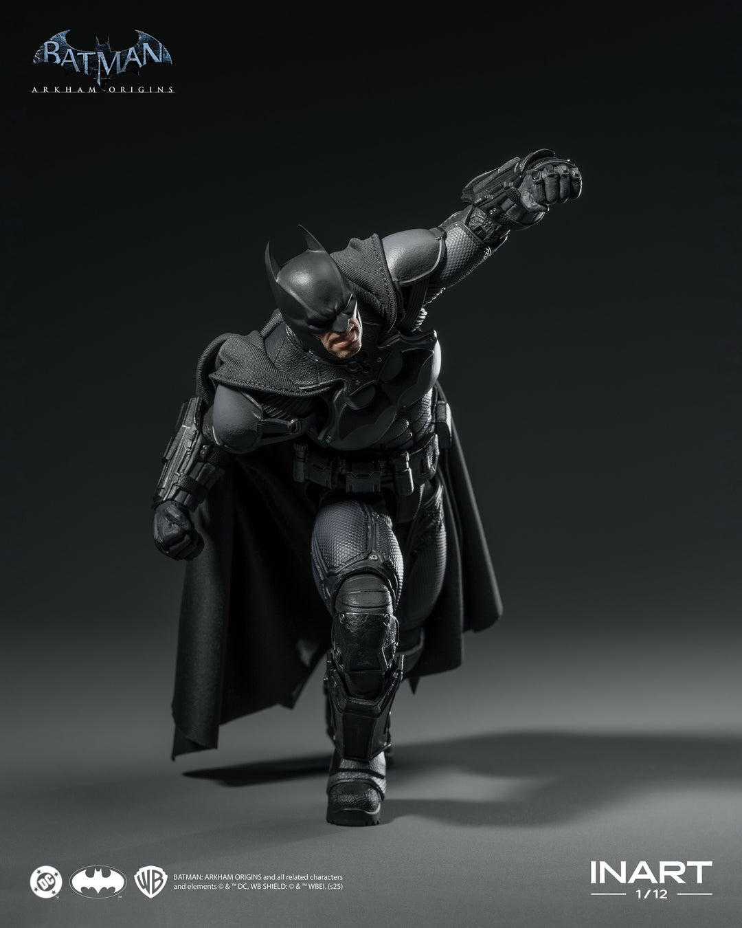 バットマン（バットマン：アーカム・ビギンズ） アクションフィギュア　 1/12スケール