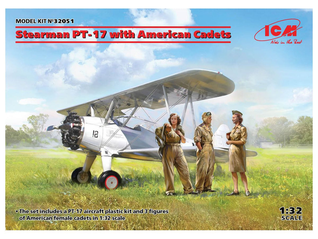 1/32 ステアマン PT-17 w/女性士官候補生