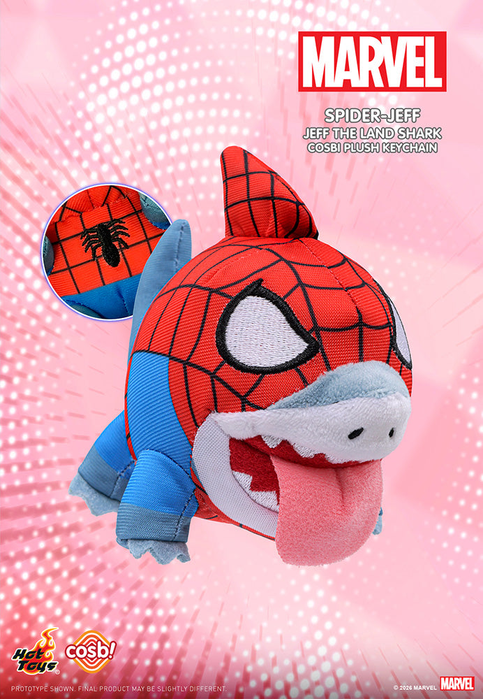 [BOX販売]コスビ・ぬいぐるみキーチェーン マーベル ジェフ・ザ・ランド・シャーク -6個入りBOX-