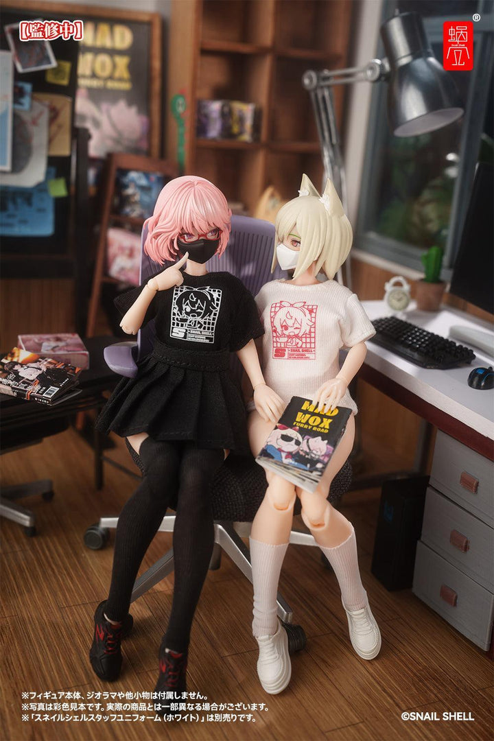 スネイルシェルスタッフユニフォーム（ブラック） ドール服セット 完成品オプションパーツ