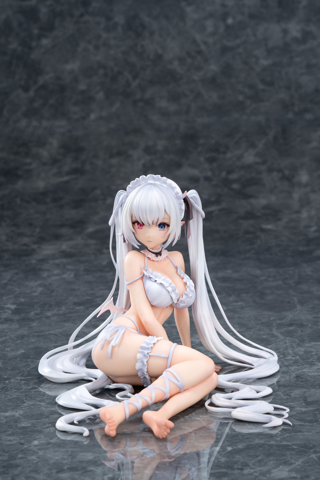 白髪ルナちゃん Illustrated by 米白粕 完成品フィギュア 1/6スケール