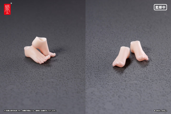 冒険者 スネイル用オプションフットパーツセット 完成品オプションパーツ 1/12スケール