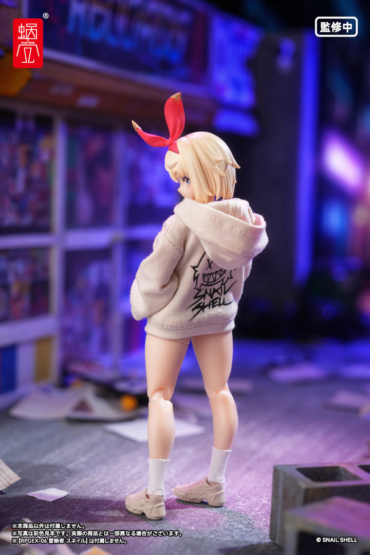 『悪魔の囁き』シリーズ プリントパーカーセット（ベージュ）（ドール用）