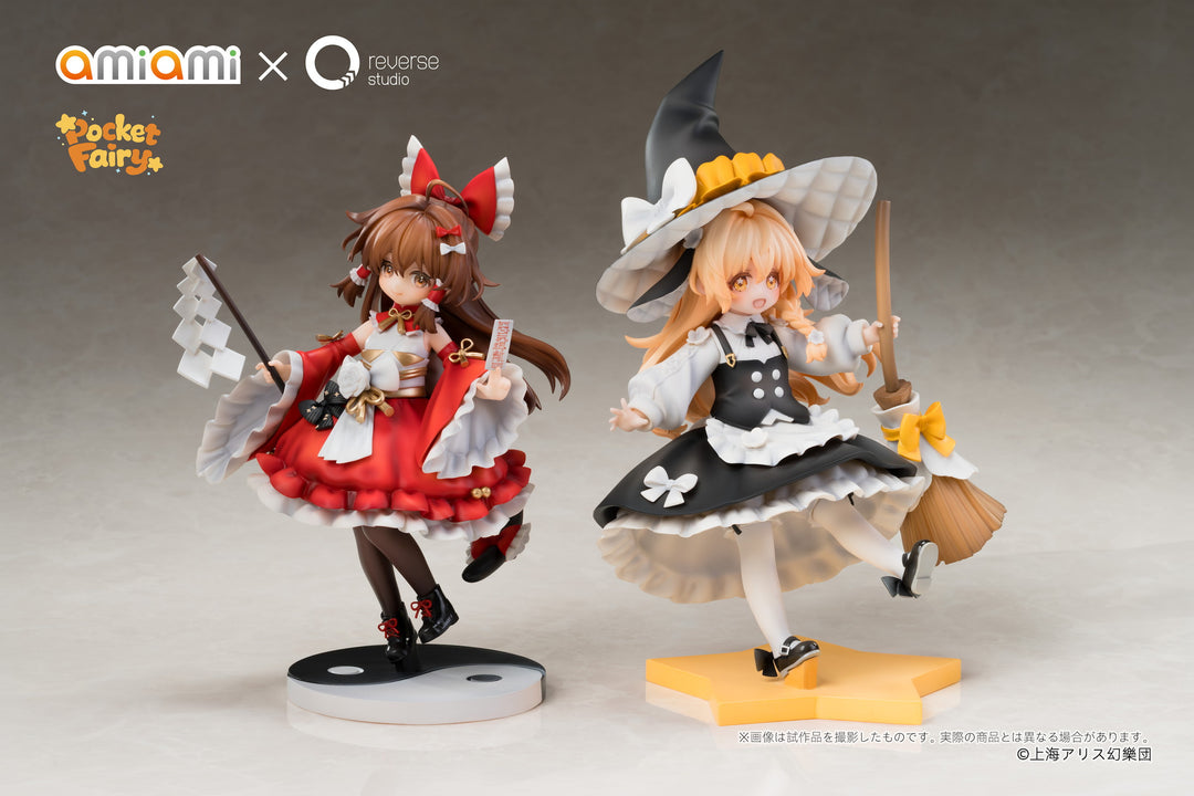 Reverse 手のひら精霊 博麗霊夢＆霧雨魔理沙 完成品フィギュア