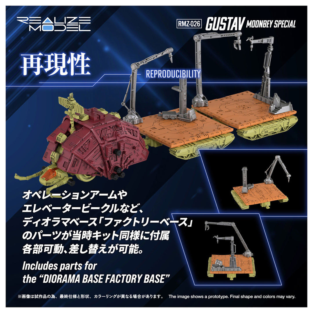 リアライズモデル RMZ-026 グスタフ ムンベイ仕様 1/100スケール