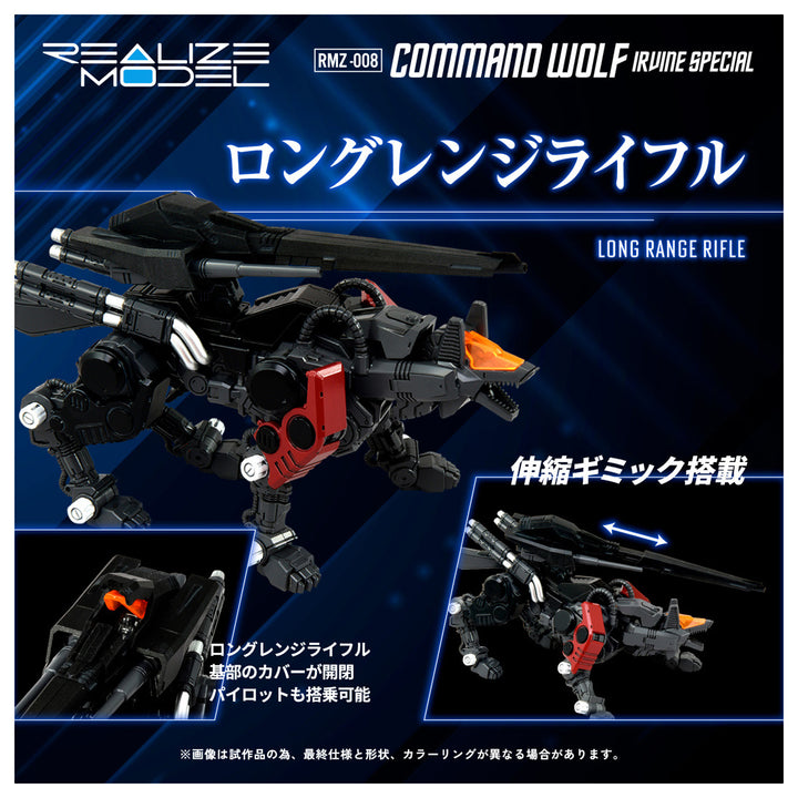 リアライズモデル RMZ-008 コマンドウルフ アーバイン仕様 1/100スケール