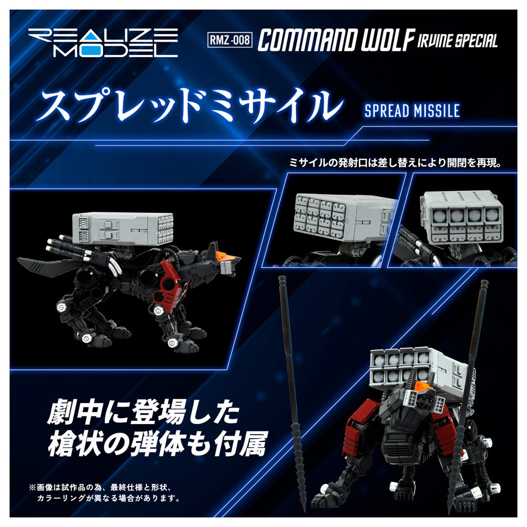 リアライズモデル RMZ-008 コマンドウルフ アーバイン仕様 1/100スケール