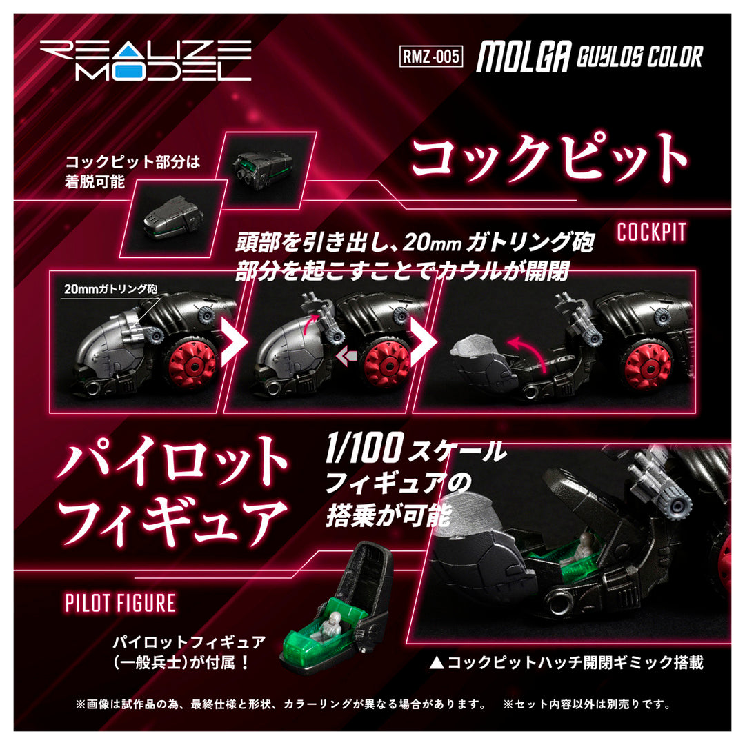 【決算セール対象！】 リアライズモデル RMZ-005 モルガ ガイロスカラー