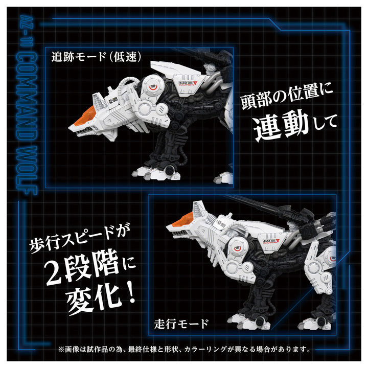 ZOIDS AZ-11 コマンドウルフ 1/72スケール