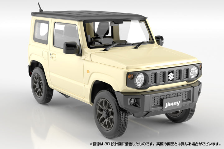 1/24 楽プラ スナップカー JB64 ジムニー 2018 シフォンアイボリーメタリック