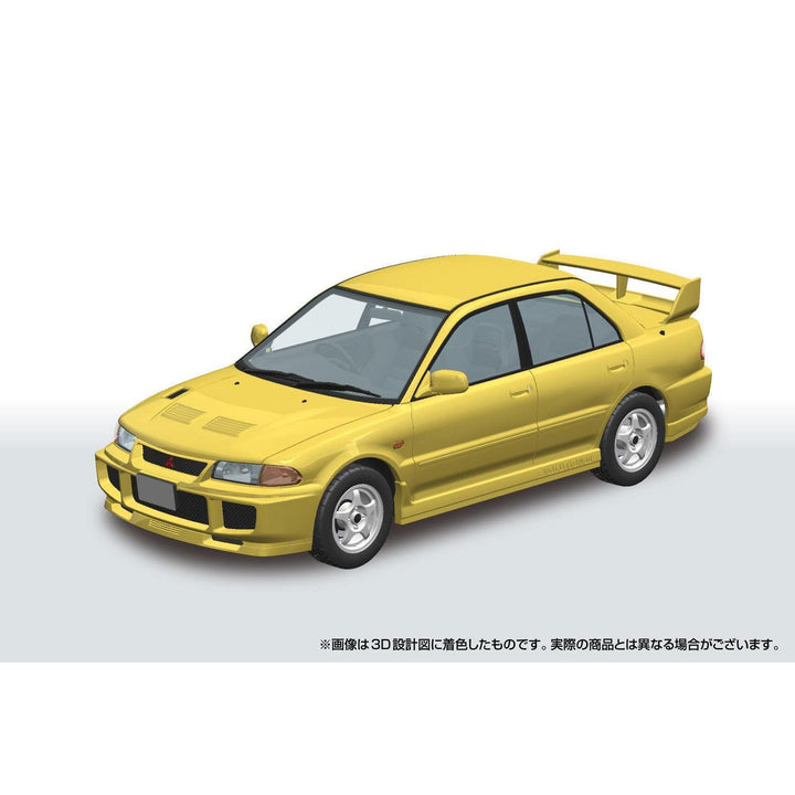 1/24 楽プラ スナップカー CE9A ランサーGSRエボリューションⅢ 1995 ダンデライオンイエロー