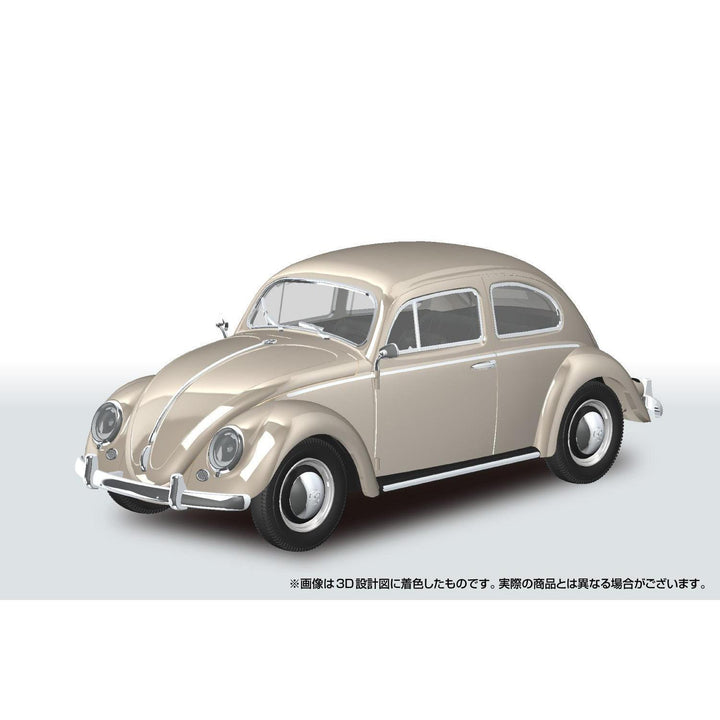 1/32 楽プラ スナップキット フォルクスワーゲン ビートル(ライトベージュ)