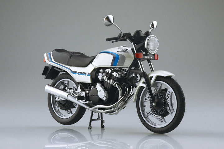 【決算セール対象！】 1/12 完成品バイク Honda CBX400F パールシェルホワイト (CBX550F Ver.)