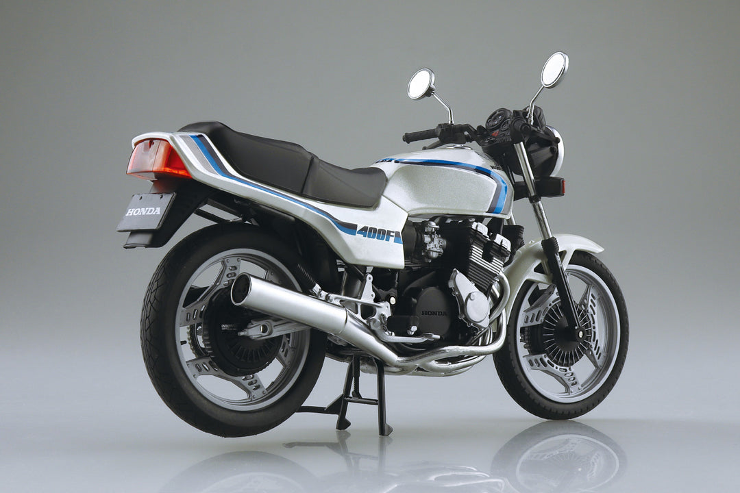 【決算セール対象！】 1/12 完成品バイク Honda CBX400F パールシェルホワイト (CBX550F Ver.)