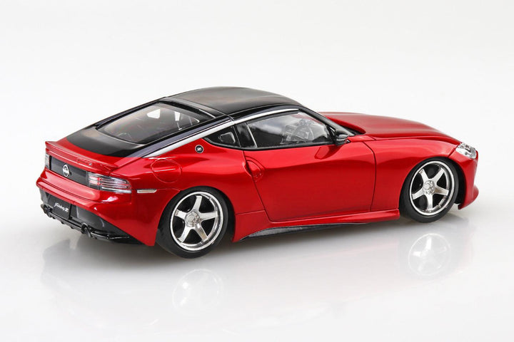 1/32 楽プラ スナップキット ニッサン RZ34 フェアレディZ カスタムホイール (カーマインレッド)