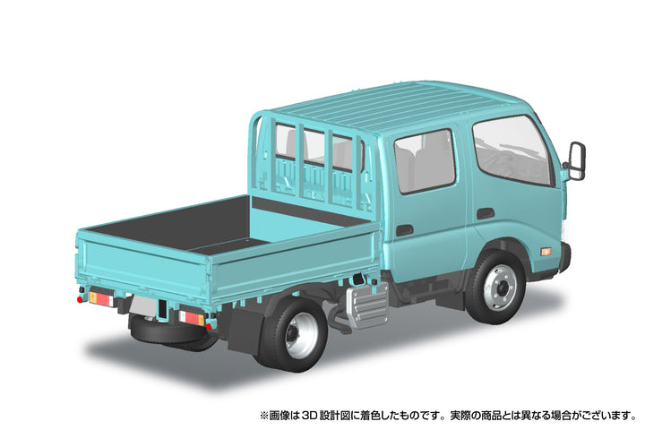 1/32 楽プラ スナップキット 日野 デュトロ ダブルキャブ（ターコイズ）