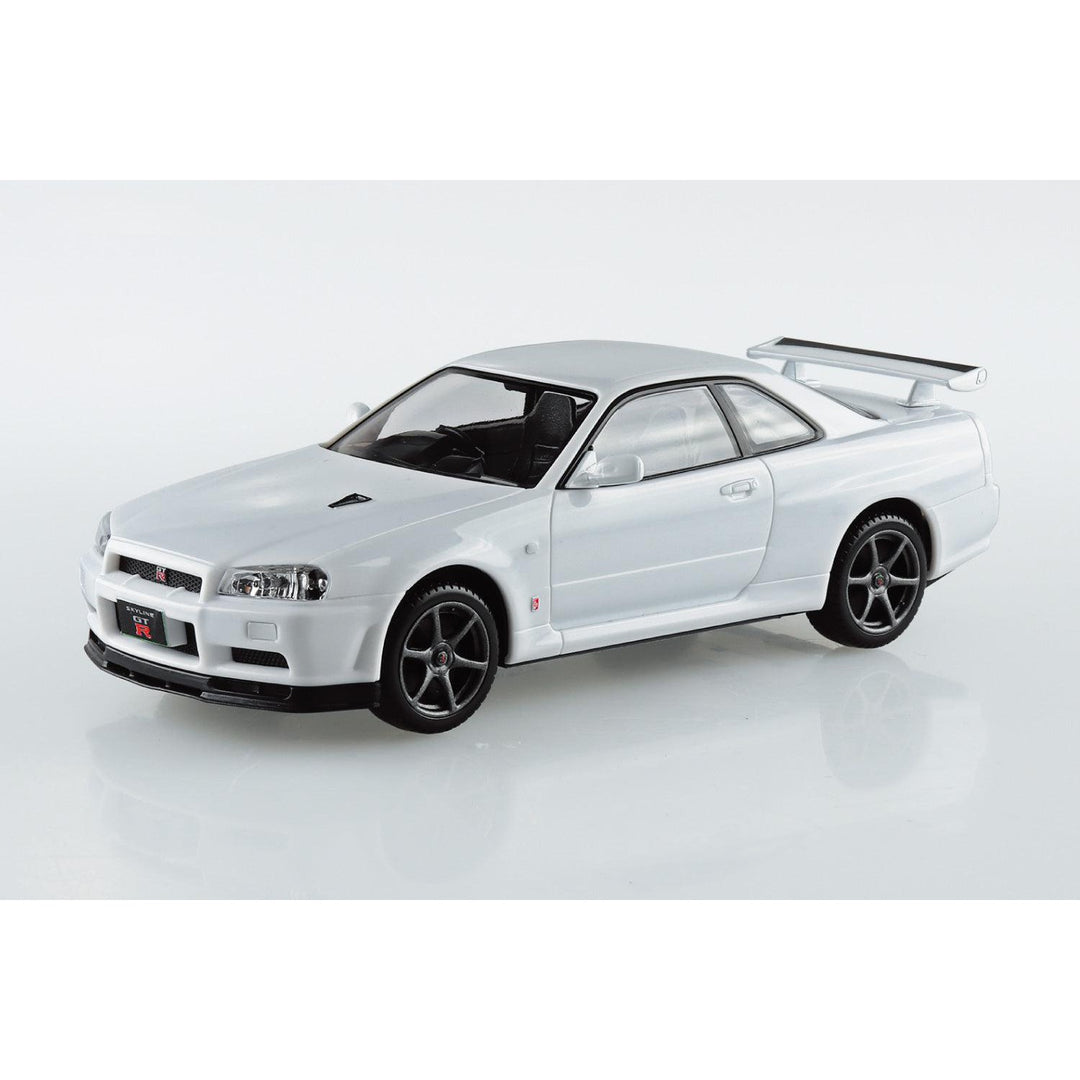 楽プラ スナップキット ニッサン R34 スカイライン GT-R(ホワイト)