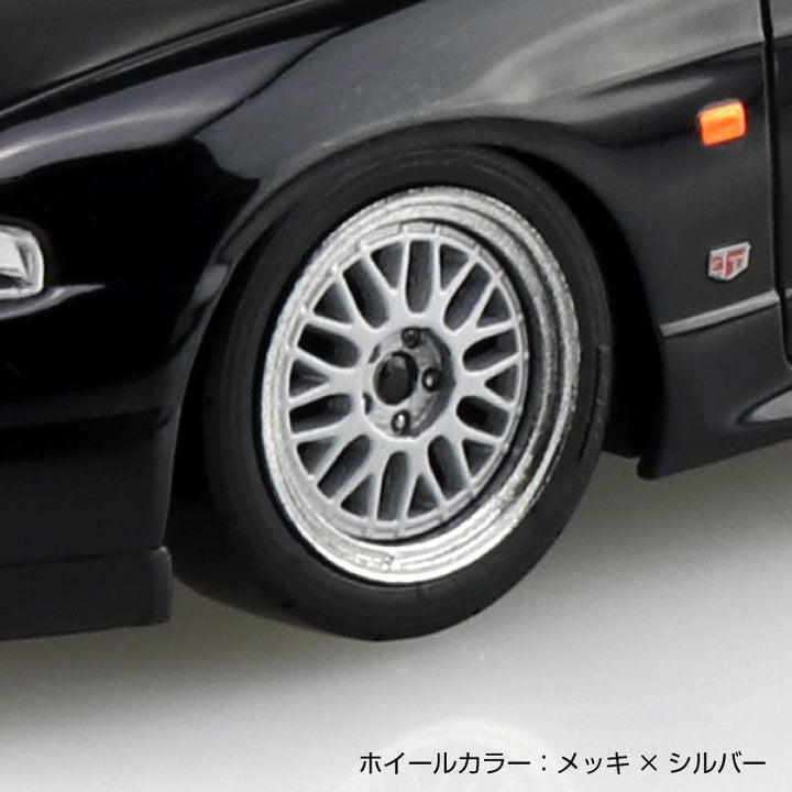 1/32 楽プラ スナップキット ニッサン R33スカイラインGT-R カスタムホイール（ブラック）