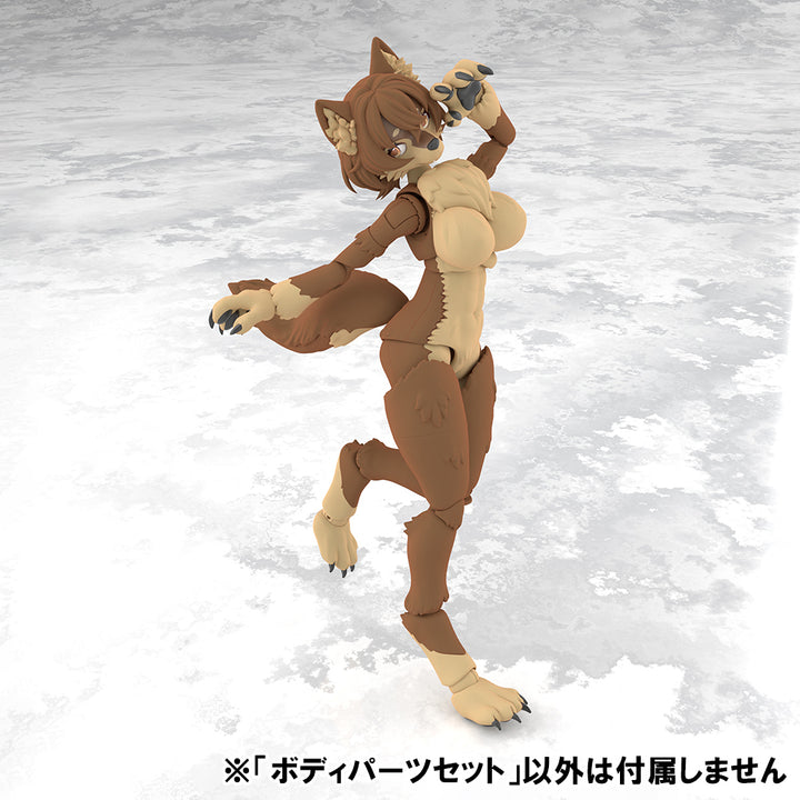 けもプラ ボディパーツセット 01 [ニホンオオカミカラー]