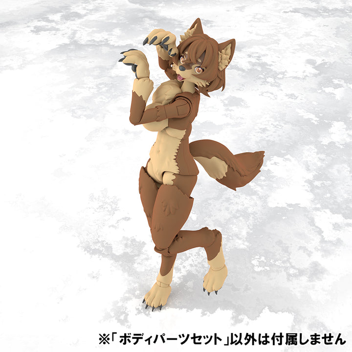 けもプラ ボディパーツセット 01 [ニホンオオカミカラー]