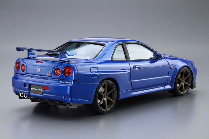 1/24 ザ・モデルカー 1/24 ニッサン BNR34 スカイラインGT-R V-specⅡ '02