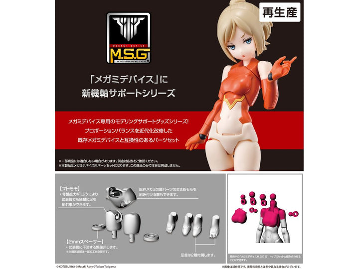 【決算セール対象！】 【再販】メガミデバイスM.S.G 02 ボトムスセット スキンカラーC 1/1スケール
