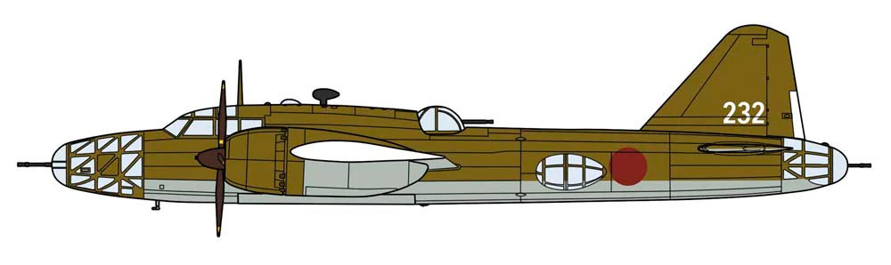 1/72 三菱 キ67 四式重爆撃機 飛龍 “第4教導飛行隊”