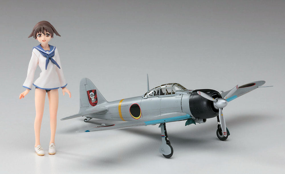 宮藤芳佳 w/零式艦上戦闘機 22型（1/72） 1/20スケール
