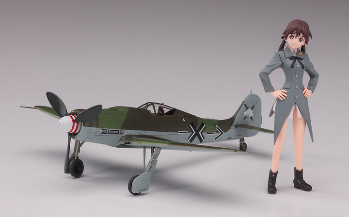 ゲルトルート・バルクホルン w/フォッケウルフ Fw190D-9 （1/72） 1/20スケール