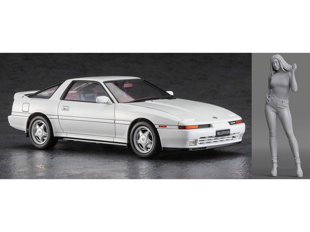 1/24 トヨタ スープラ A70 2.0GTツインターボ 1990 w/ガールズフィギュア