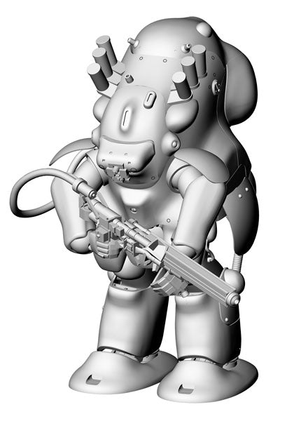 ロボットバトルV(ファイブ) 重装甲戦闘服 MK44G-6 ゴールドナイト 1/20スケール