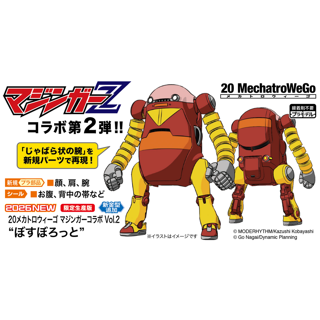 メカトロウィーゴ マジンガーコラボ Vol.2 “ボスボロット” 1/20スケール