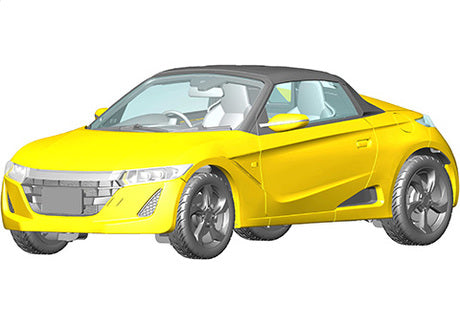 1/24 車NEXTシリーズ Honda S660(前期型/α/カーニバルイエローII)