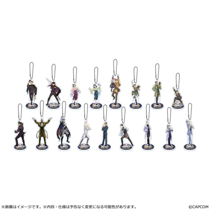 [BOX販売]大逆転裁判 ～拾周年万華ノ宴～ アクリルスタンドキーホルダーコレクション -17個入りBOX-