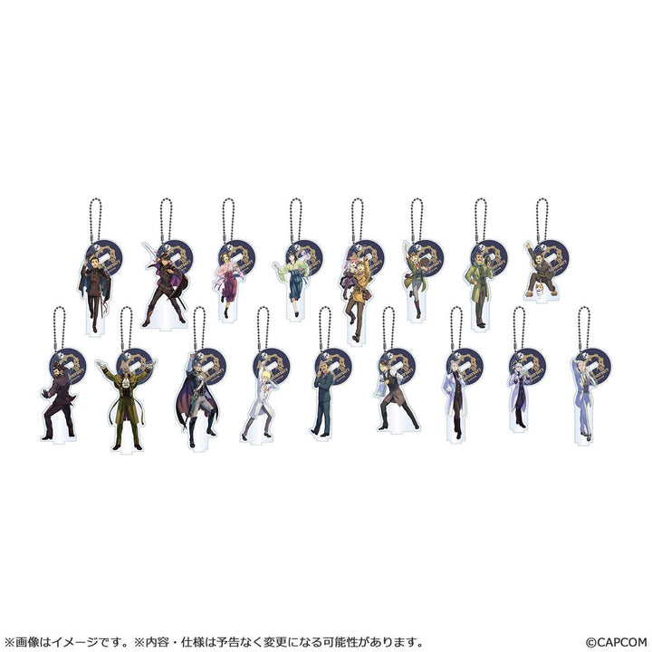[BOX販売]大逆転裁判 ～拾周年万華ノ宴～ アクリルスタンドキーホルダーコレクション -17個入りBOX-