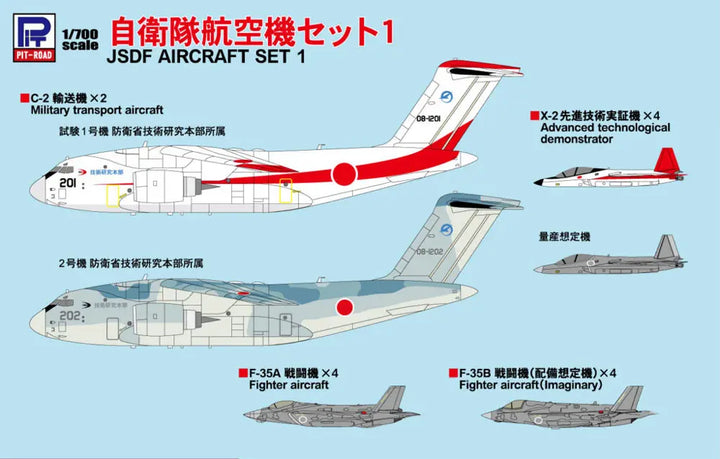 【決算セール対象！】 ☆再販☆1/700 スカイウェーブシリーズ 自衛隊航空機セット1