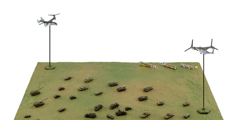 1/700 陸上自衛隊富士総合火力演習（状況開始）