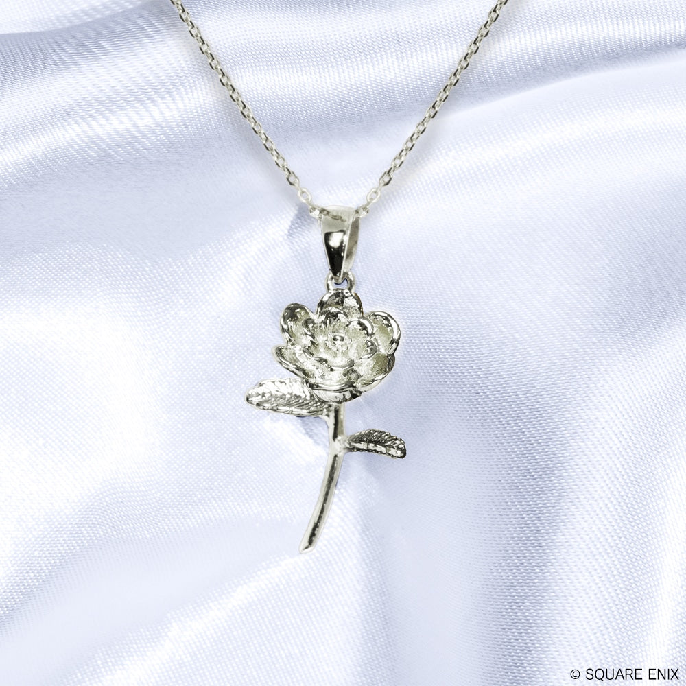 FINAL FANTASY XIV Silver Pendant <Elpis Flower>