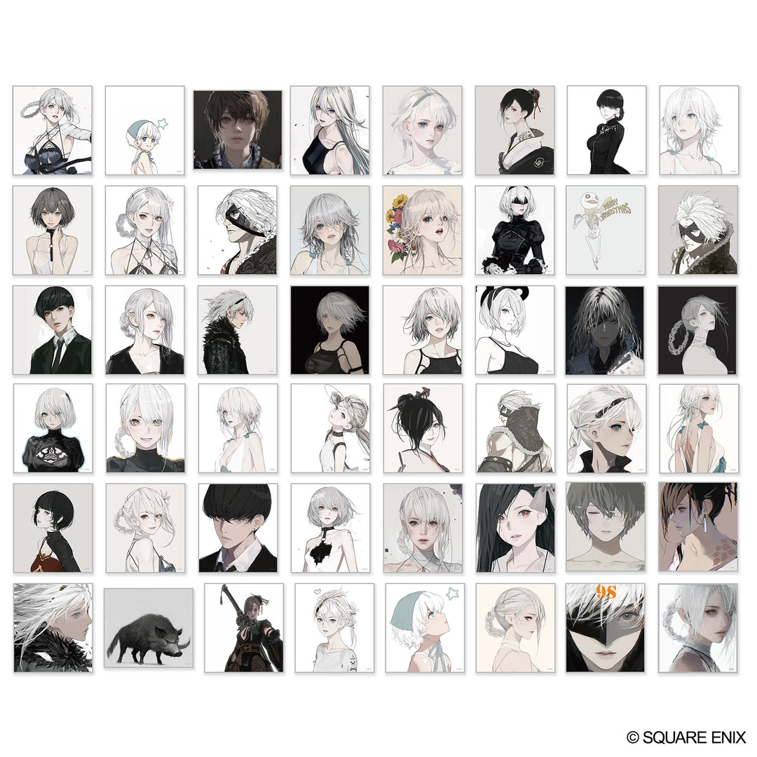 [BOX販売]NieR Series ミニ色紙コレクション illustration by D.K Vol. 2 -24個入りBOX-