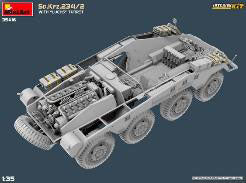 1/35 Sd.Kfz.234/2装甲車 w/「ルクス」砲塔 インテリアキット