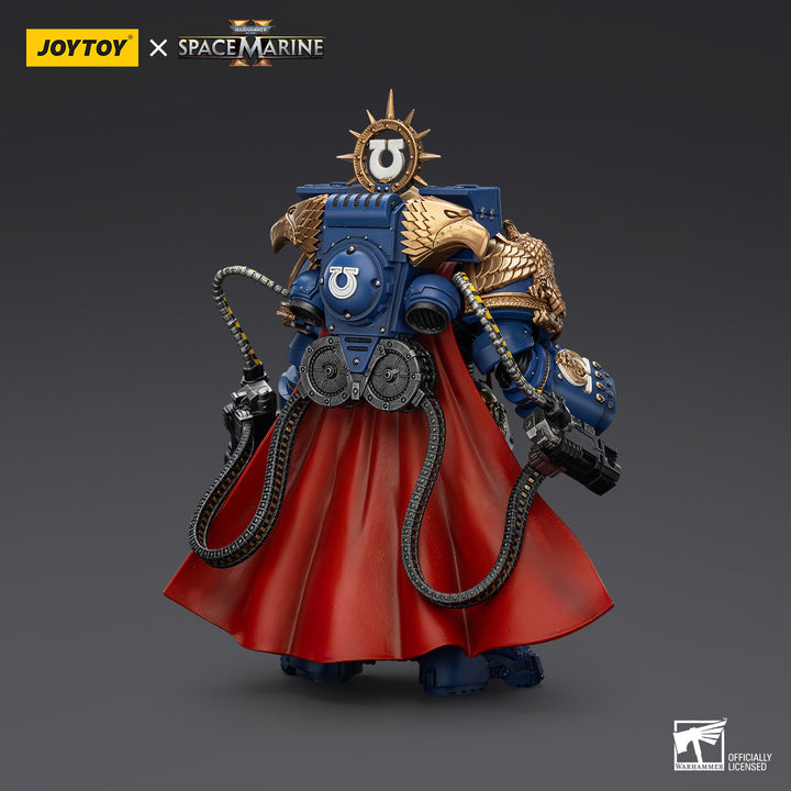 【決算セール対象！】 ウルトラマリーン チャプターマスター マルネウス・カルガー（MKXグラヴィスアーマー & ガントレット・オブ・ウルトラマー装備） 1/18スケール