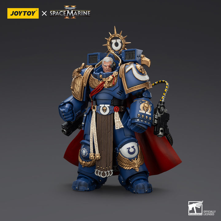【決算セール対象！】 ウルトラマリーン チャプターマスター マルネウス・カルガー（MKXグラヴィスアーマー & ガントレット・オブ・ウルトラマー装備） 1/18スケール