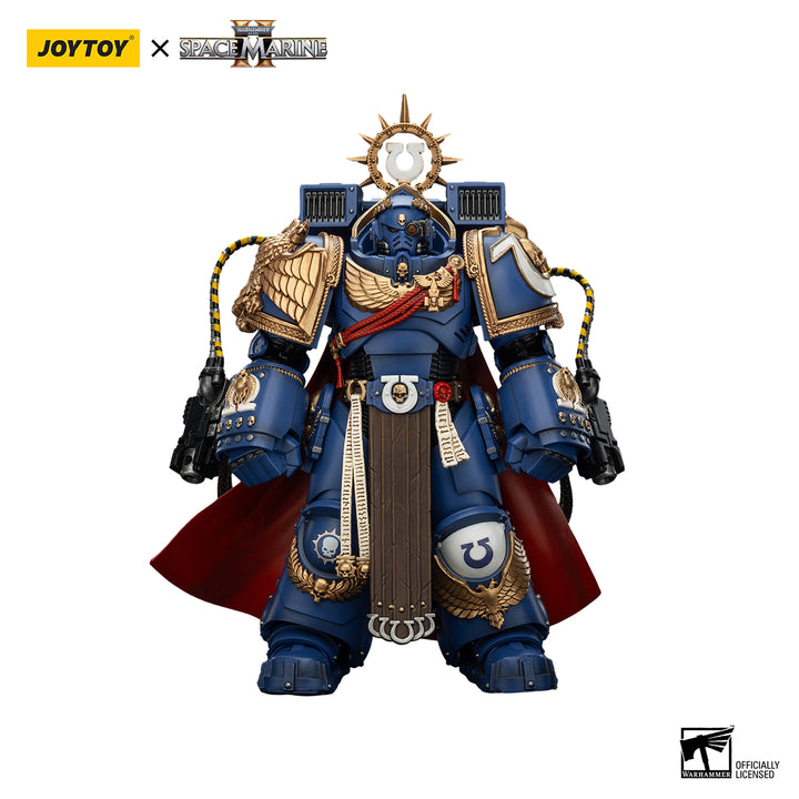 【決算セール対象！】 ウルトラマリーン チャプターマスター マルネウス・カルガー（MKXグラヴィスアーマー & ガントレット・オブ・ウルトラマー装備） 1/18スケール