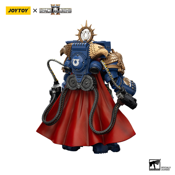 【決算セール対象！】 ウルトラマリーン チャプターマスター マルネウス・カルガー（MKXグラヴィスアーマー & ガントレット・オブ・ウルトラマー装備） 1/18スケール