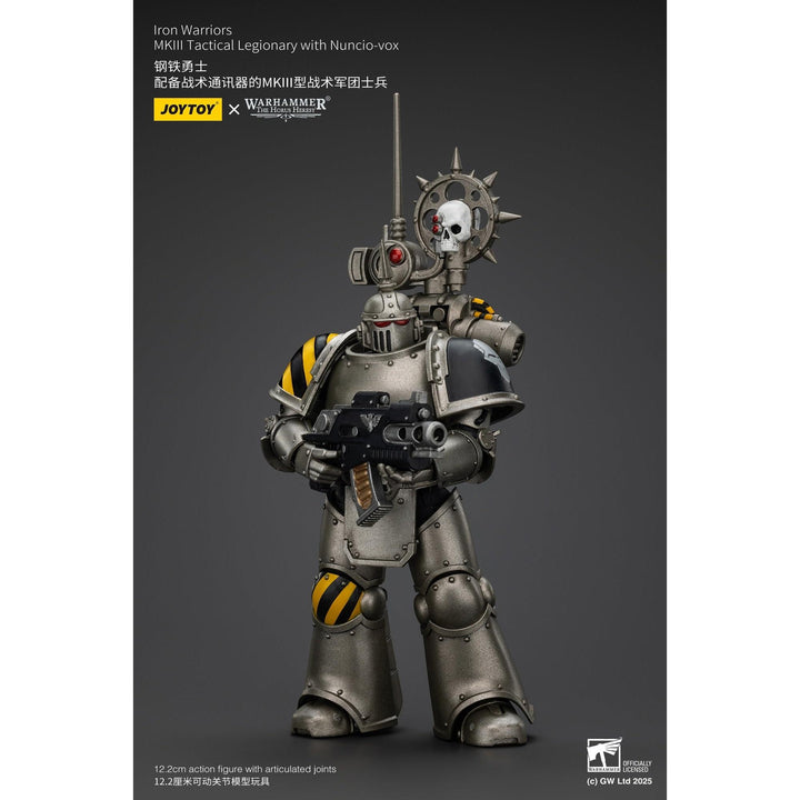 アイアン・ウォリアーズ MKIII タクティカル・レギオネア（通信装置ヌンシオ・ボックス装備） 1/18スケール