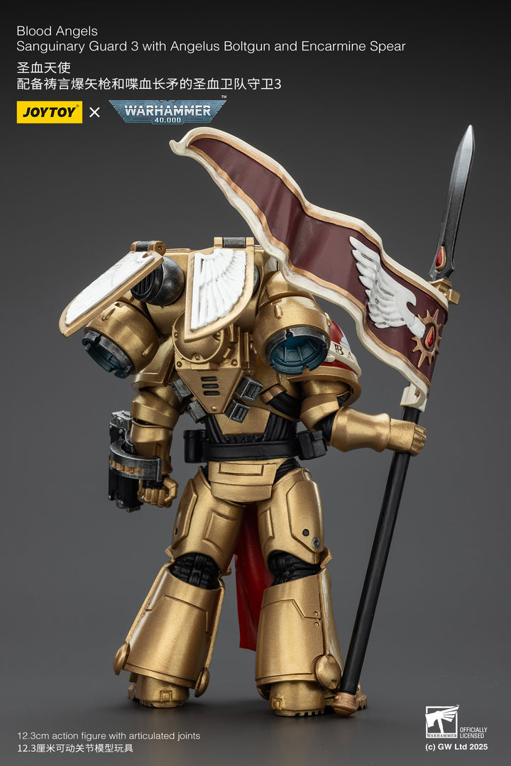 ブラッド・エンジェル?サングイナリー・ガード3（エンジェルス・ボルトガン＆エンカーマイン・スピア装備） 1/18スケール